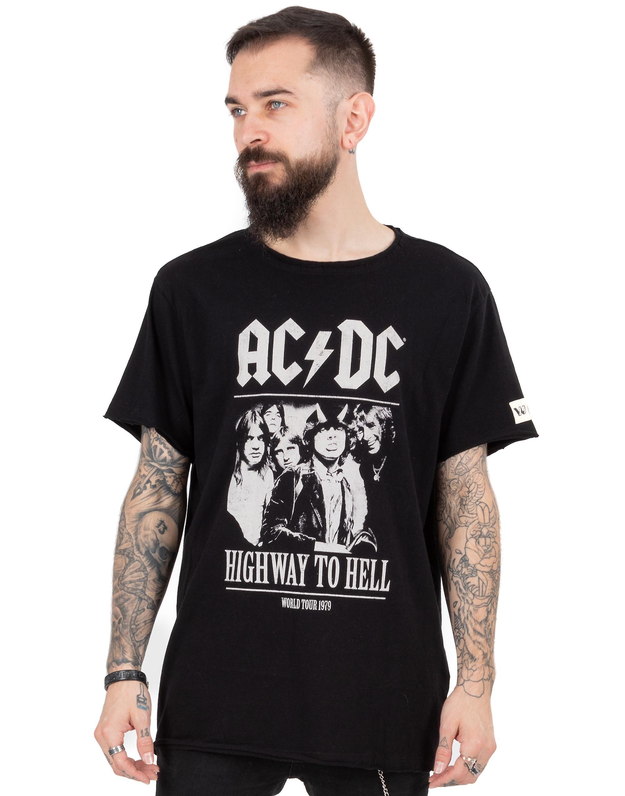 AC/DC Unisex T-shirt met korte mouwen Zwarte bandleden | Fruugo NL