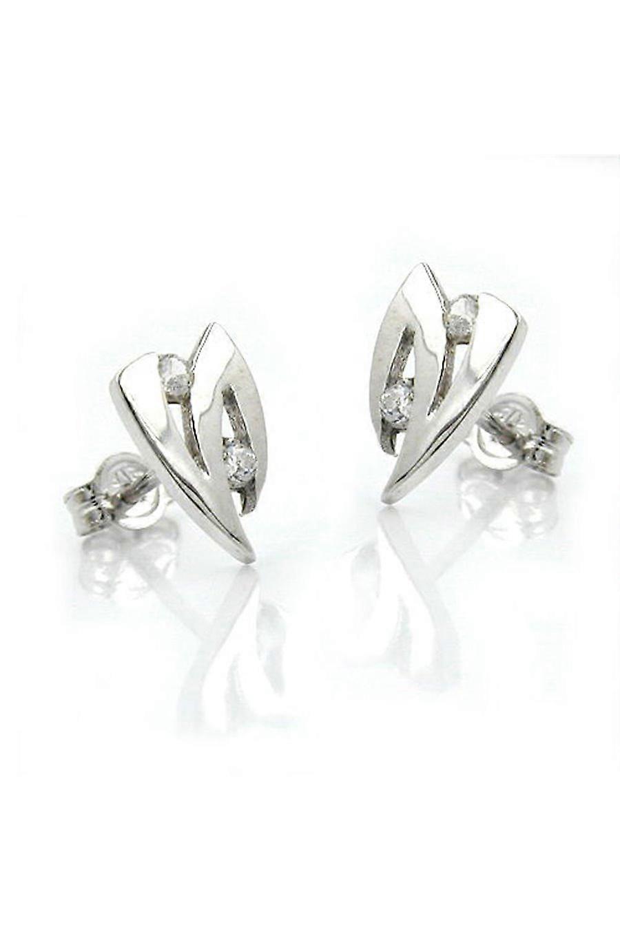 Earrings Fantasy-design 9k White-gold - Gl430837
