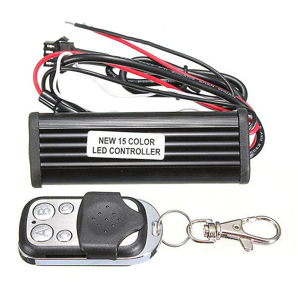 Car Motorcycle Rgb Color Led Controller Remote Strip Light Kit Multi-color