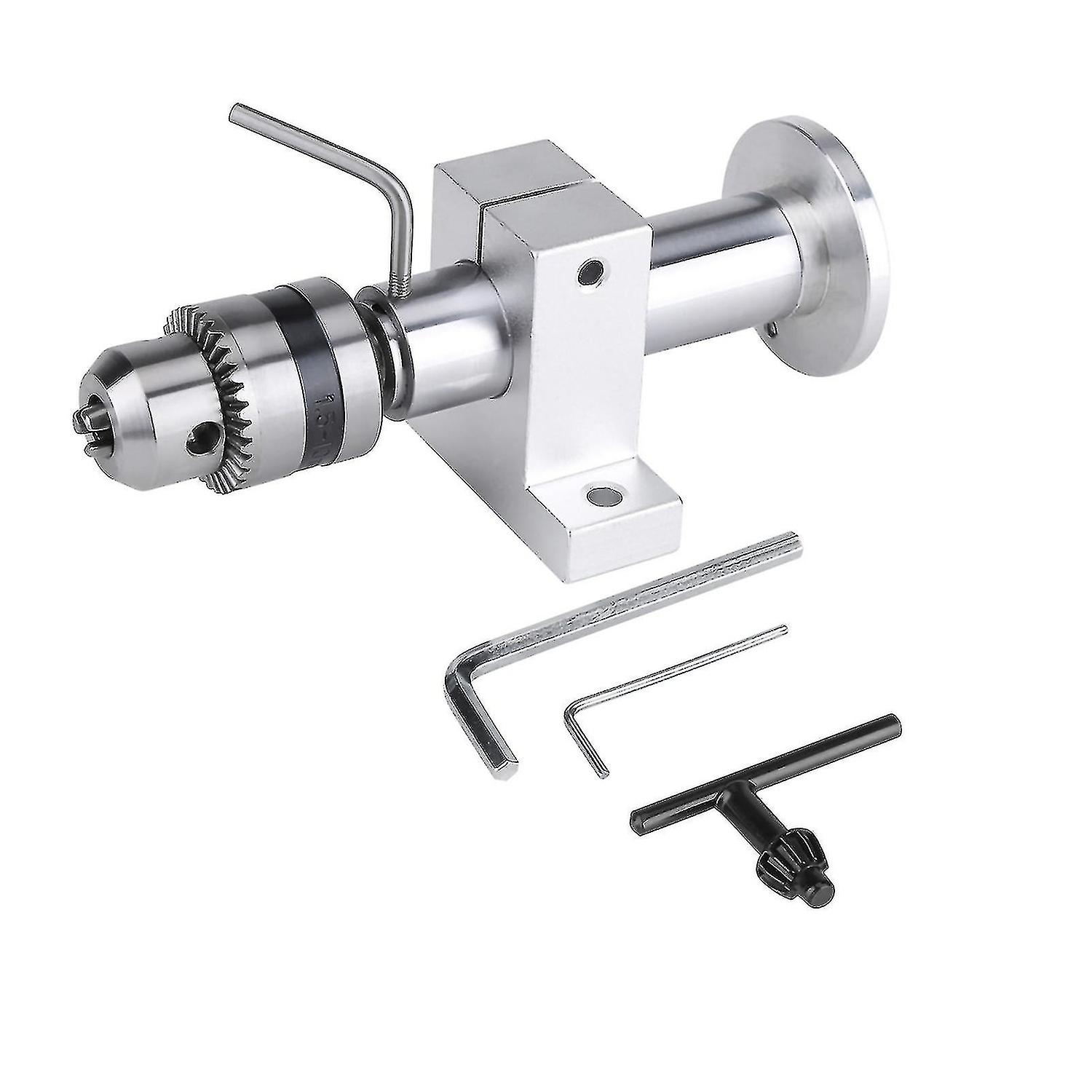 Precision living rotating center with wrench for mini lathe DIY woodworking