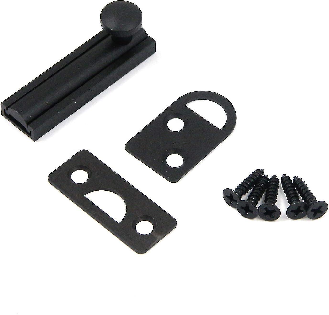 Solid Surface Bolt 2in Matte Barrel Bolt Lock Hardware Slide Surface Door Bolt