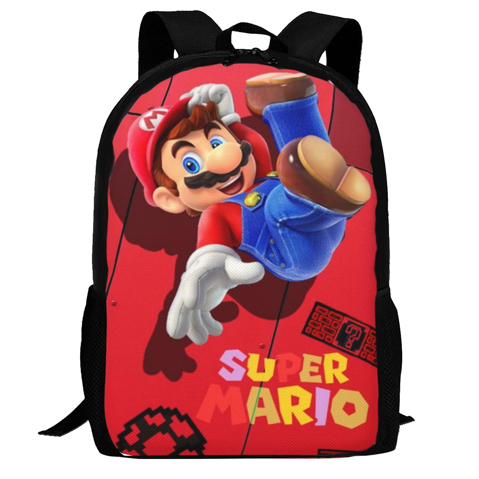 Super Mario Backpack,Laptop Backpack Lightweight Casual DaypackMulti-Function Travel Backpack