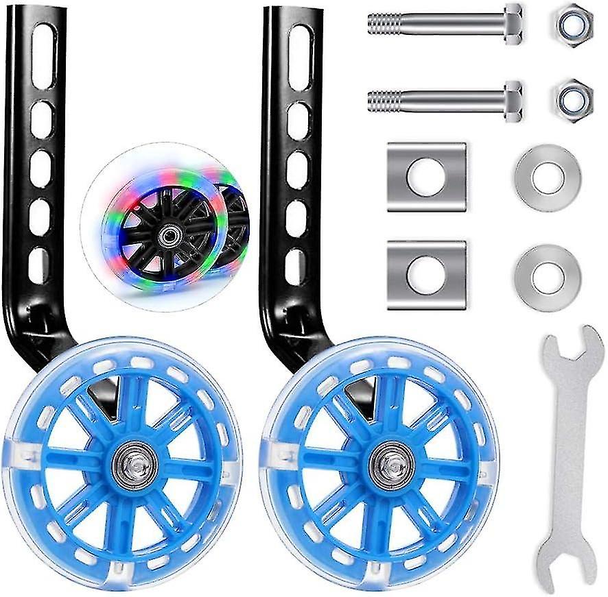 Auxiliary Wheel(Blue),Universal Bike Stabilizer Bike Stabilizer Wheels,Bicycle Training Wheels,Kids