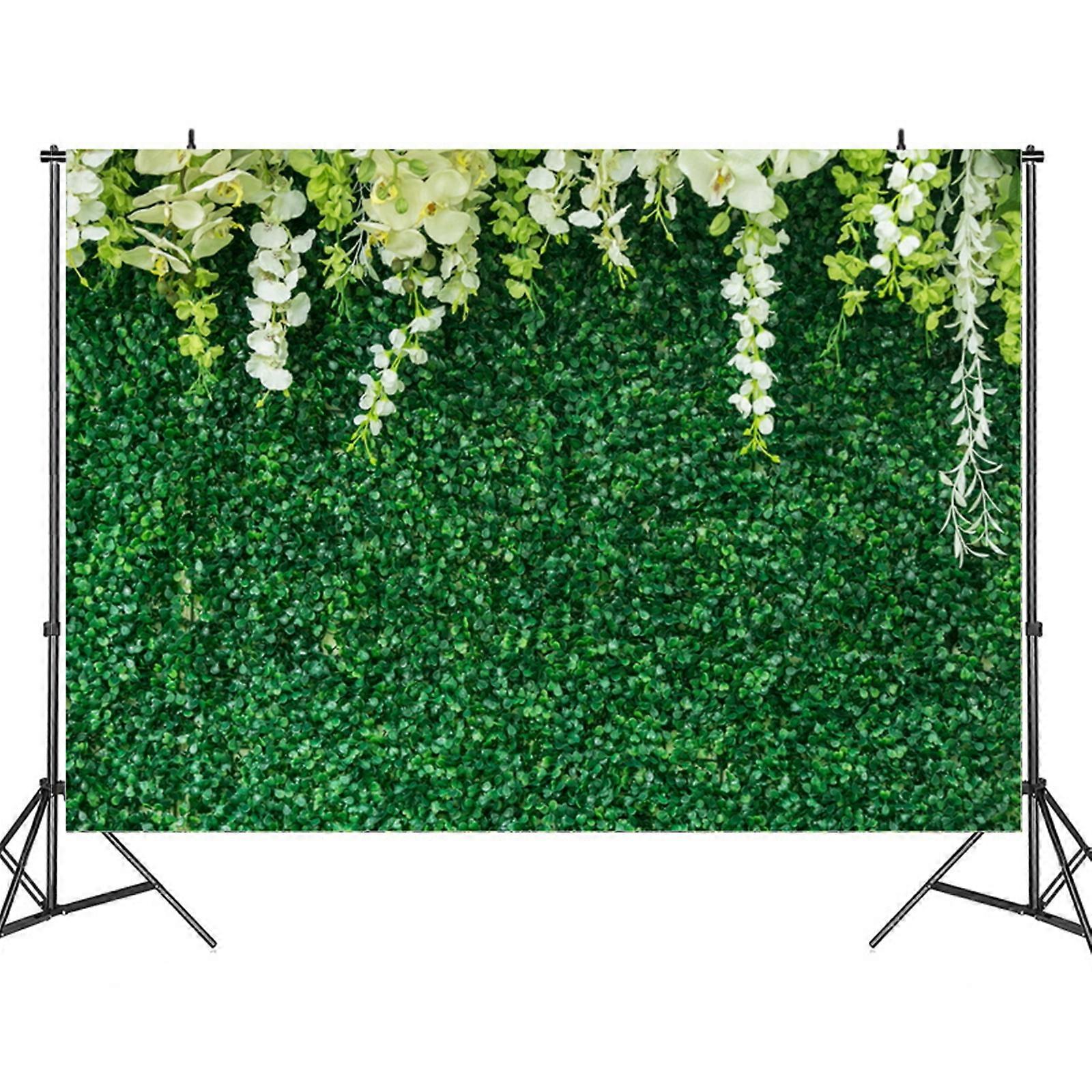 Artificial Leaves Photography Background Fabric Birthday Party Decoration Backdrop