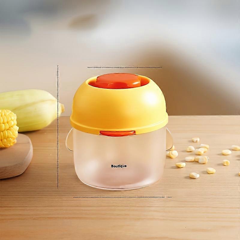 Lättanvänd majsstrippare - Slitstark kolvsskalare i metall för sallader och såser, perfekt för sommarfester