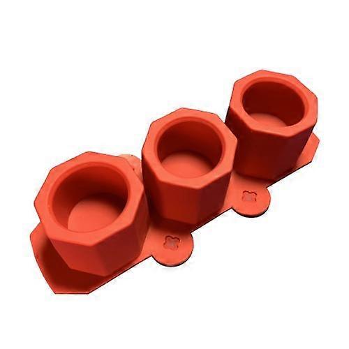 Silicone Mold For Pots With 3 Cavities
