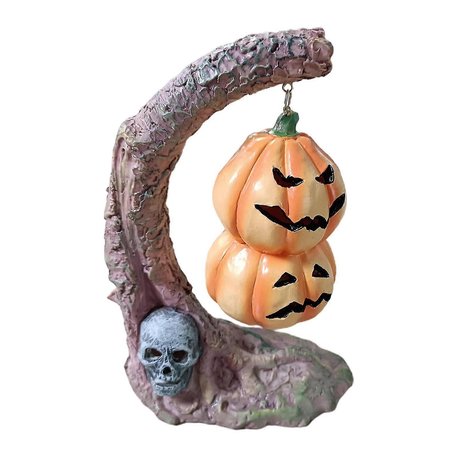Gotisk Halloween Realistisk Græskar Flagermus Udendørs DIY Hjem Vinduesdør Dcor