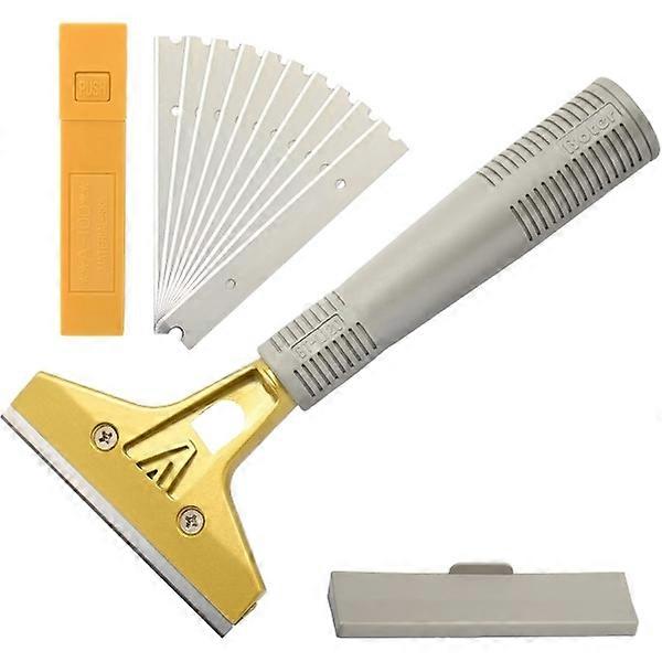 Scraper with 10 blades, wallpaper scraper, glass scraper, for G Elik