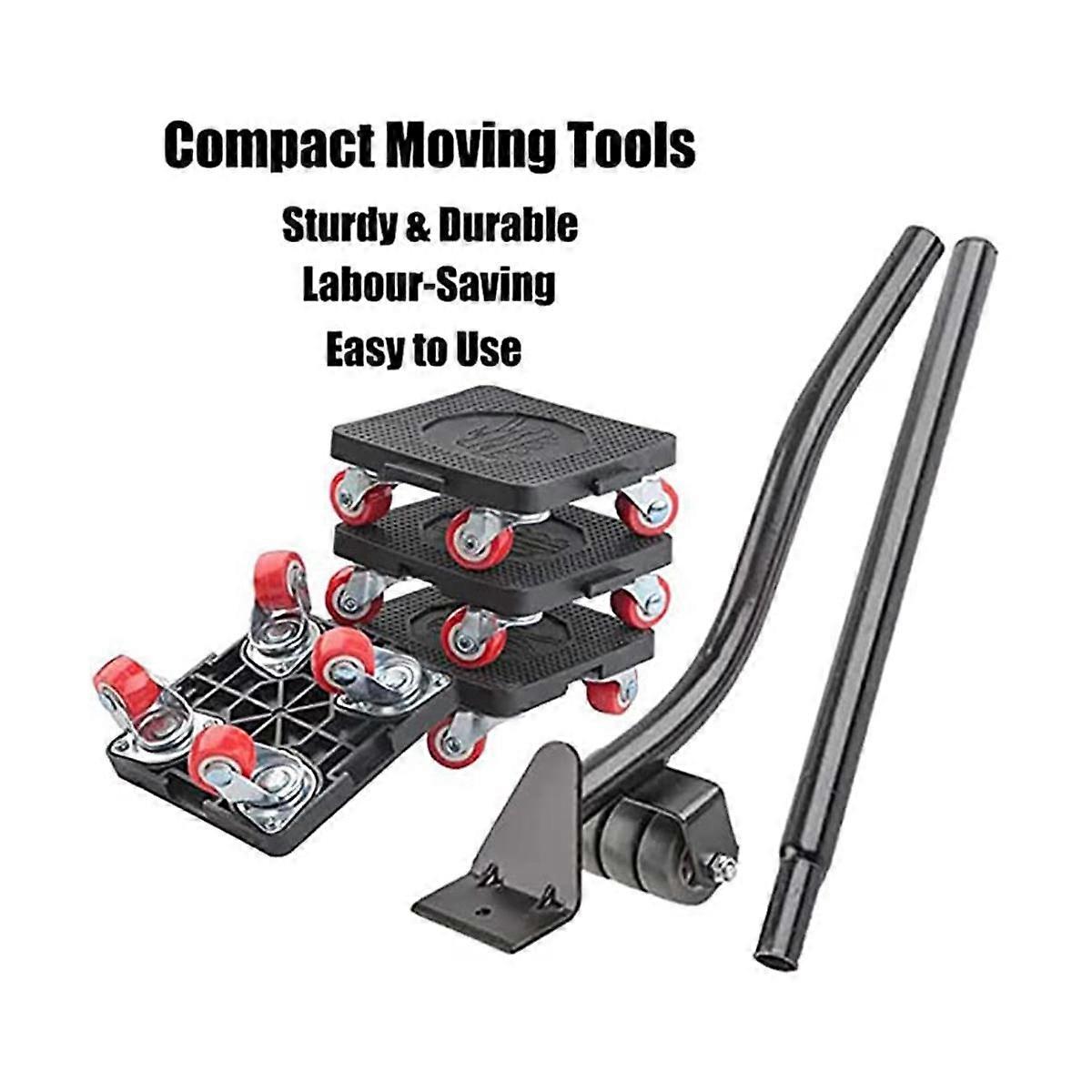 Furniture Moving Tool, 880 Lbs, with 4 Wheels and Portable Lift, for ...