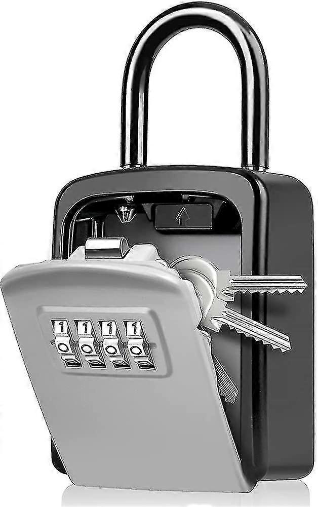 Security Key Box, Key Box With Code [weatherproof] [with Removable Shackle]