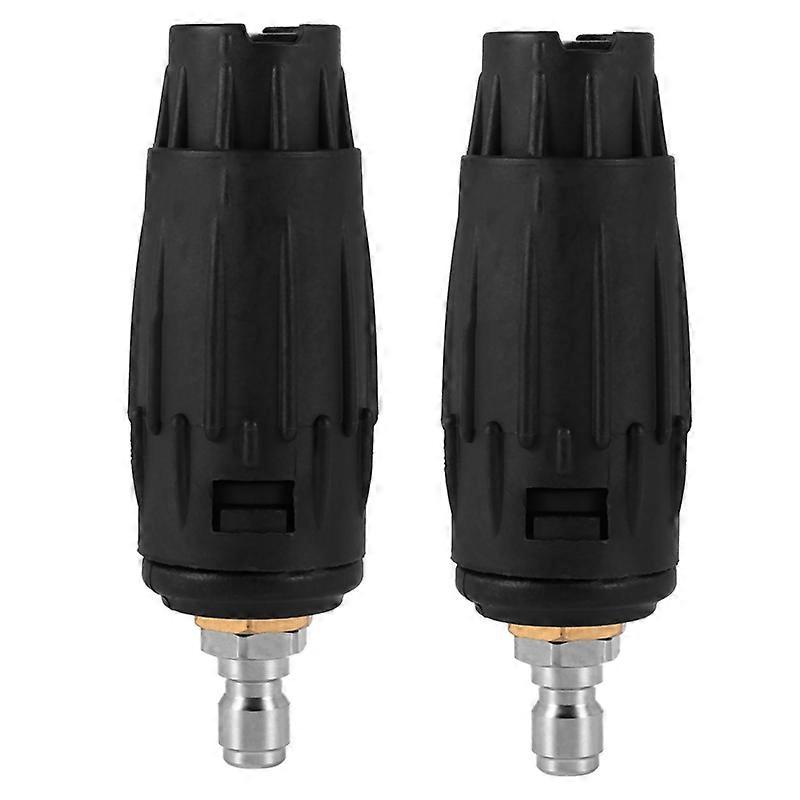 2X Adjustable Pressure Washer Nozzle Tips  Variable Spray Pattern  1/4 Inch Quick Connect Plug  3000 PSI