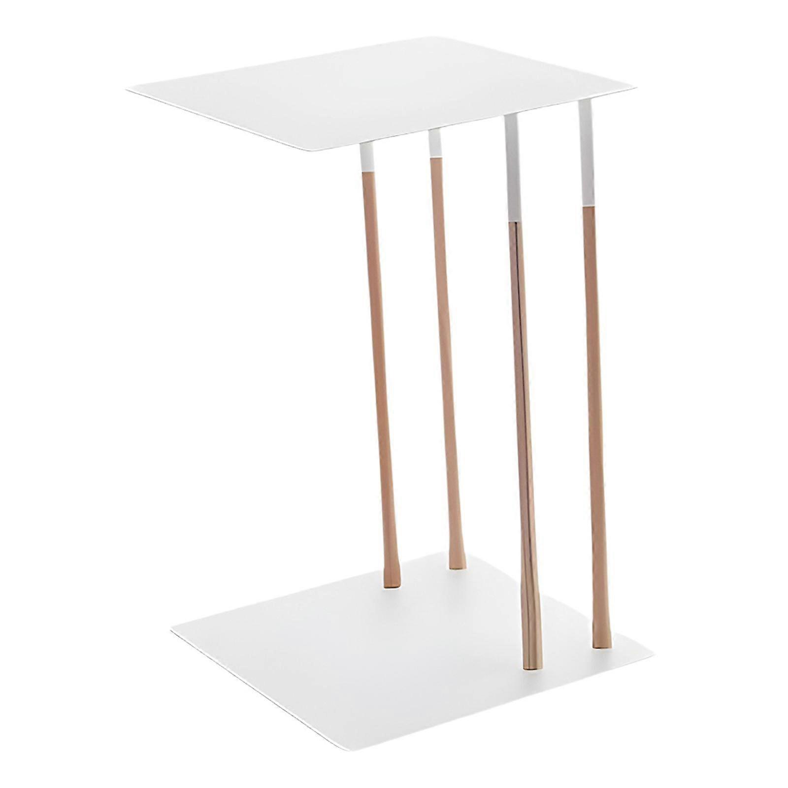 End Table Modern Organizer Sofa Table Sofa Side Table for Office Outdoor Bed Black