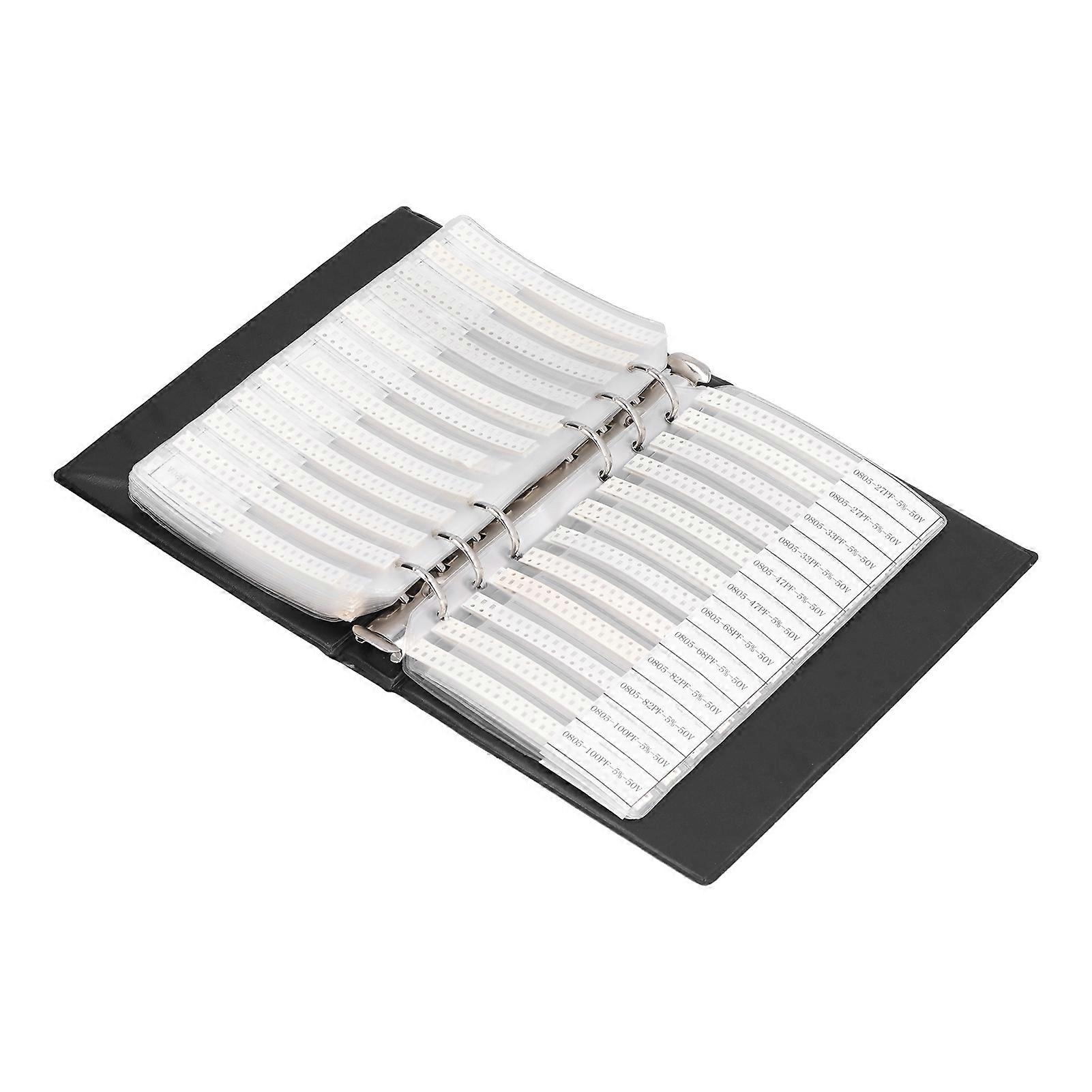 Capacitance Sample Book Portable Ceramic Assortment Kit for Breadboards 92 Kinds 0805
