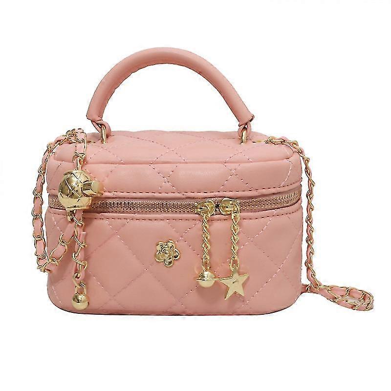 Diamond Lattice Small Square Bag Women Fashion Everything Single Shoulder Crossbody Chain Small Light Luxury Handbag