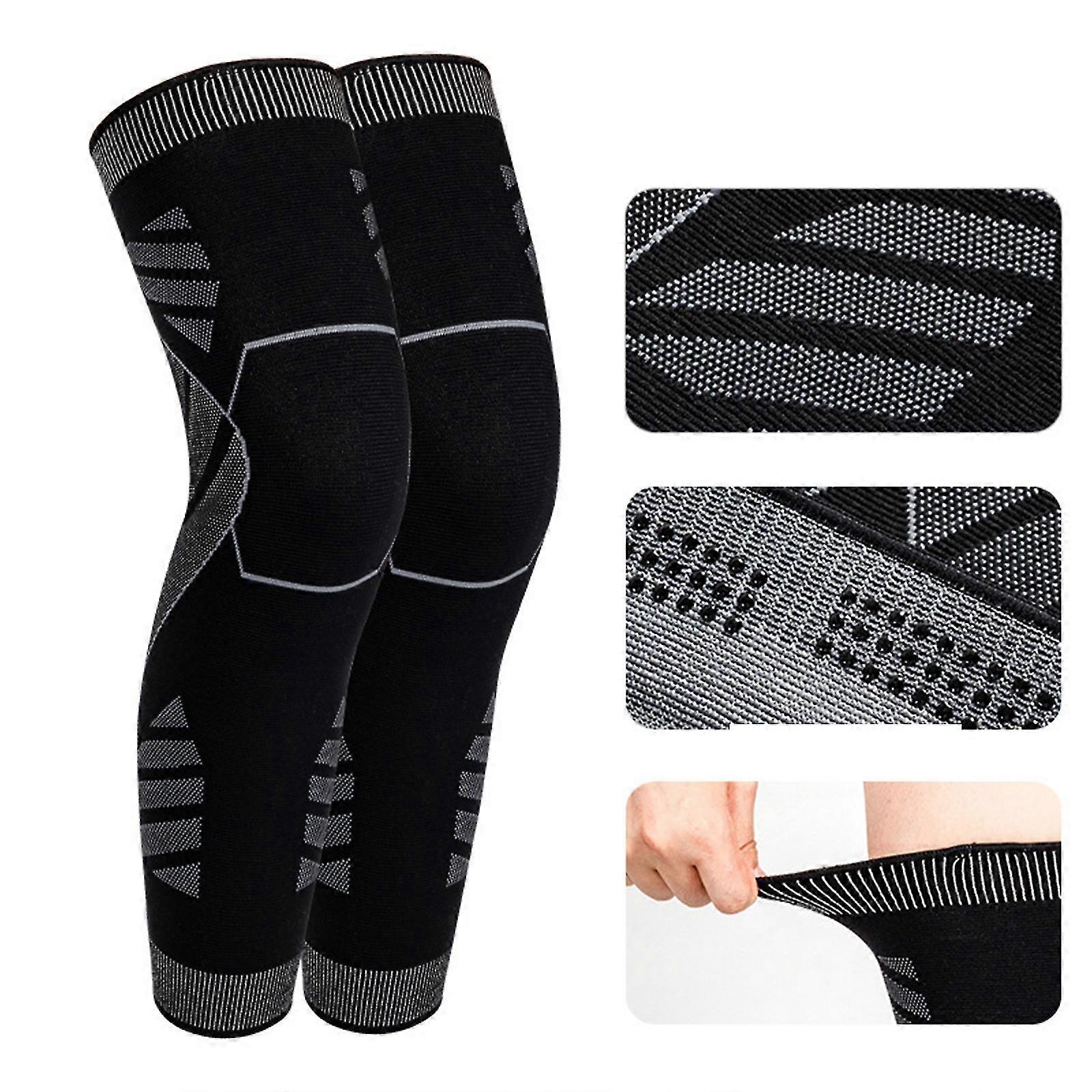 thumbnail image 2 of Caspe 'The All Sport' Full Leg Knee Compression Sleeve – Adjustable Support For Arthritis, Pain Relief, Men & Women 2 of 4