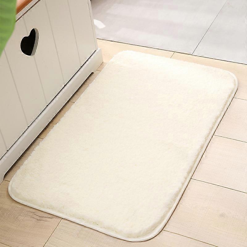 Plush padded floor mat carpet, non-slip absorbent foot mat