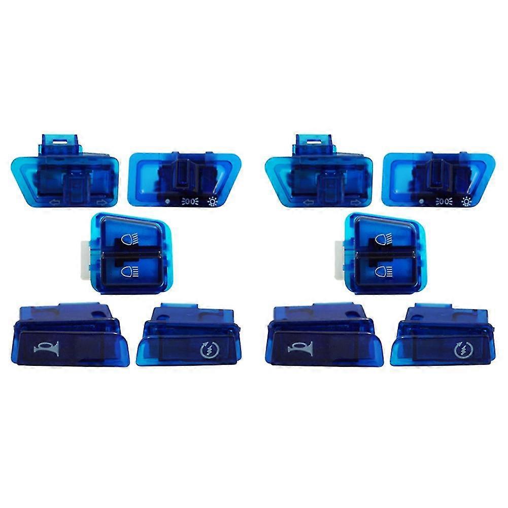 10x Motorcycle Turn Signal Switch Far And Near Light Horn Button For Gy6 50cc 125cc 150cc Af17 Af18