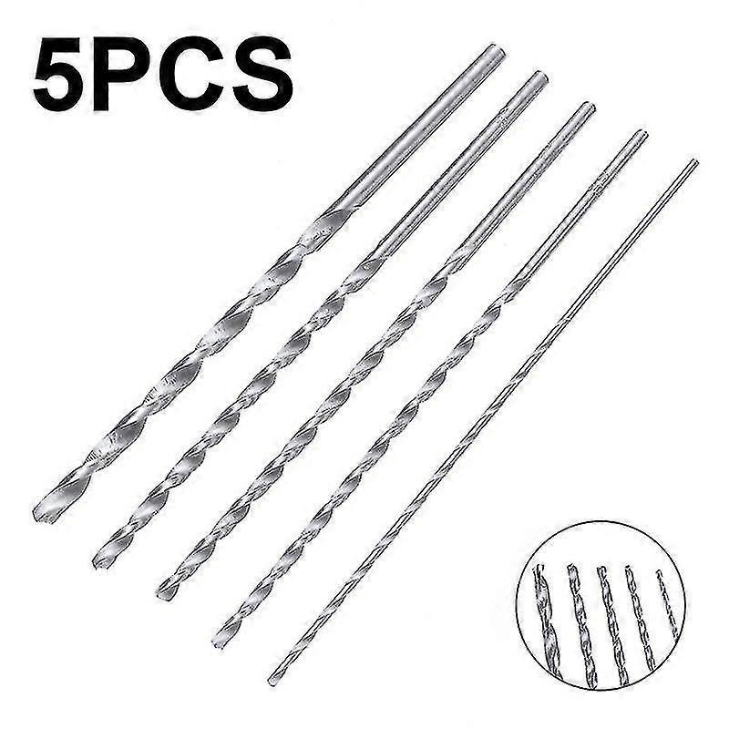 Useful Quality 5pcs Extra Long Precision Hss Drill Bit Set 2mm/3mm/3.5mm/4mm/5mm