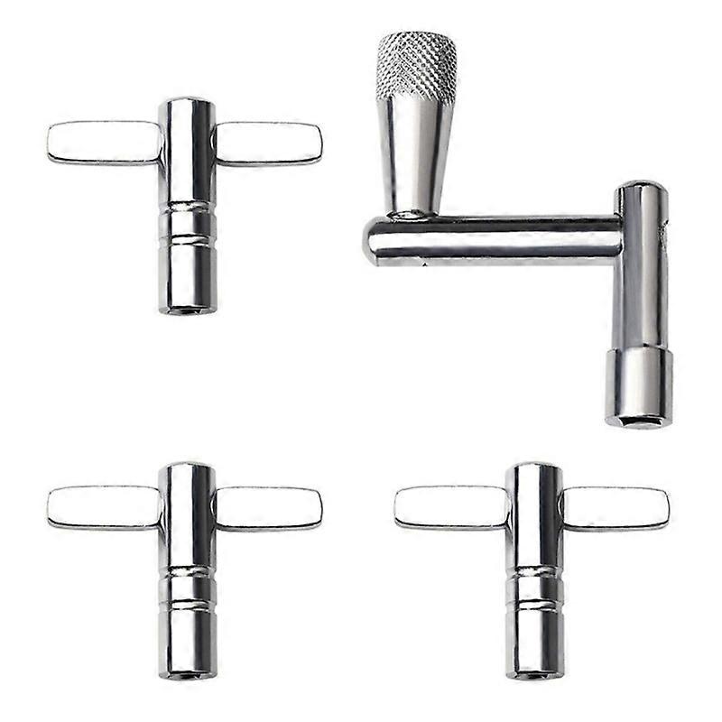 4Pcs/set Drum Keys Drum Tuner Drum Tuning with Continuous Motion Speed