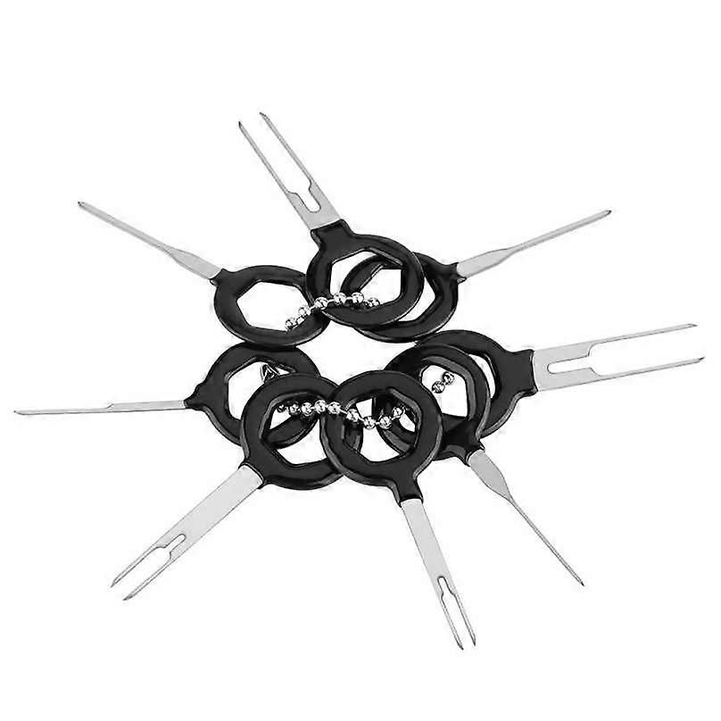 8PC Car Wire Harness Plug Terminal Extraction Pick Connector Pin Remove Tool Set