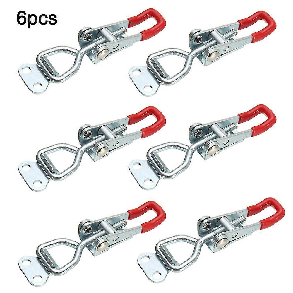 Hand Tool Toggle Clamp Antislip Red Horizontal Door Bolts Type Quick Clamp Quick Release Tool