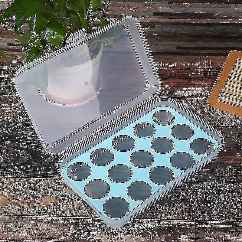 15 Grid Kitchen Egg Storage Case Refrigerator Storage Box Fridge Egg Protect Storage Container Box Egg Organizer Storage