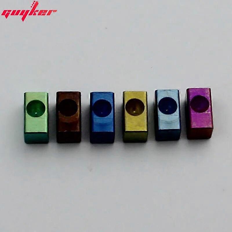 FRスペシャルのための6部分のひもロック挿入物のブロックの虹色のチタニウム合金