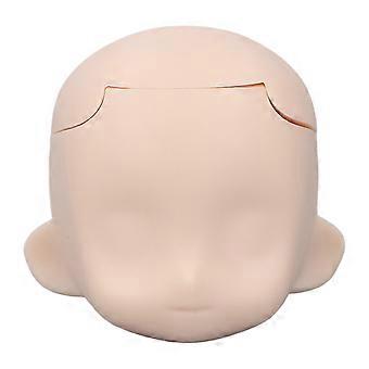 1/12 BJD Puppenkopf - Abnehmbarer blanker Kunststoffzement für DIY-Make-up