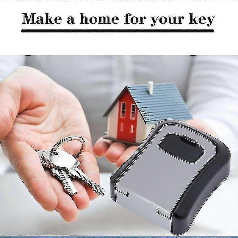 Key Storage Lock Box Safe Security Storage Combination Wall Mount Lock Box For Outside Garage