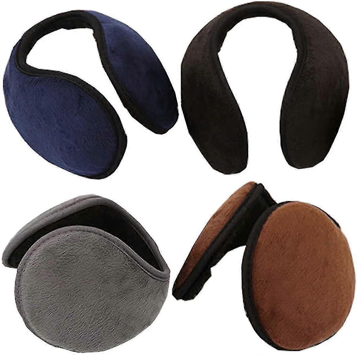 4 συσκευάστε τις γυναίκες θερμές earmuffs χειμωνιάτικες ωτοασπίδες, κρατά τα αυτιά ζεστά, Unisex