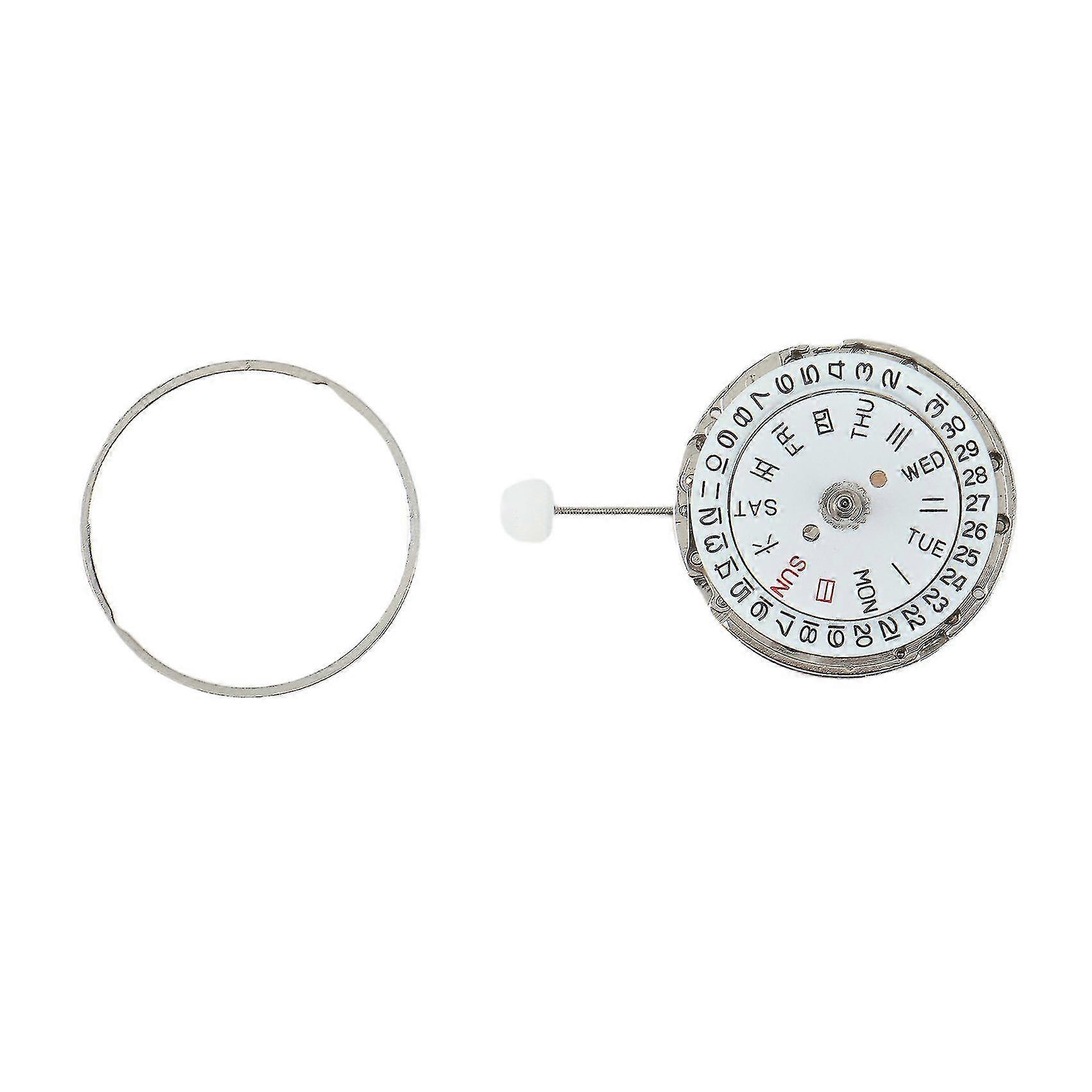 Watch Movement 3 Hands Date/day Dual Calendar
