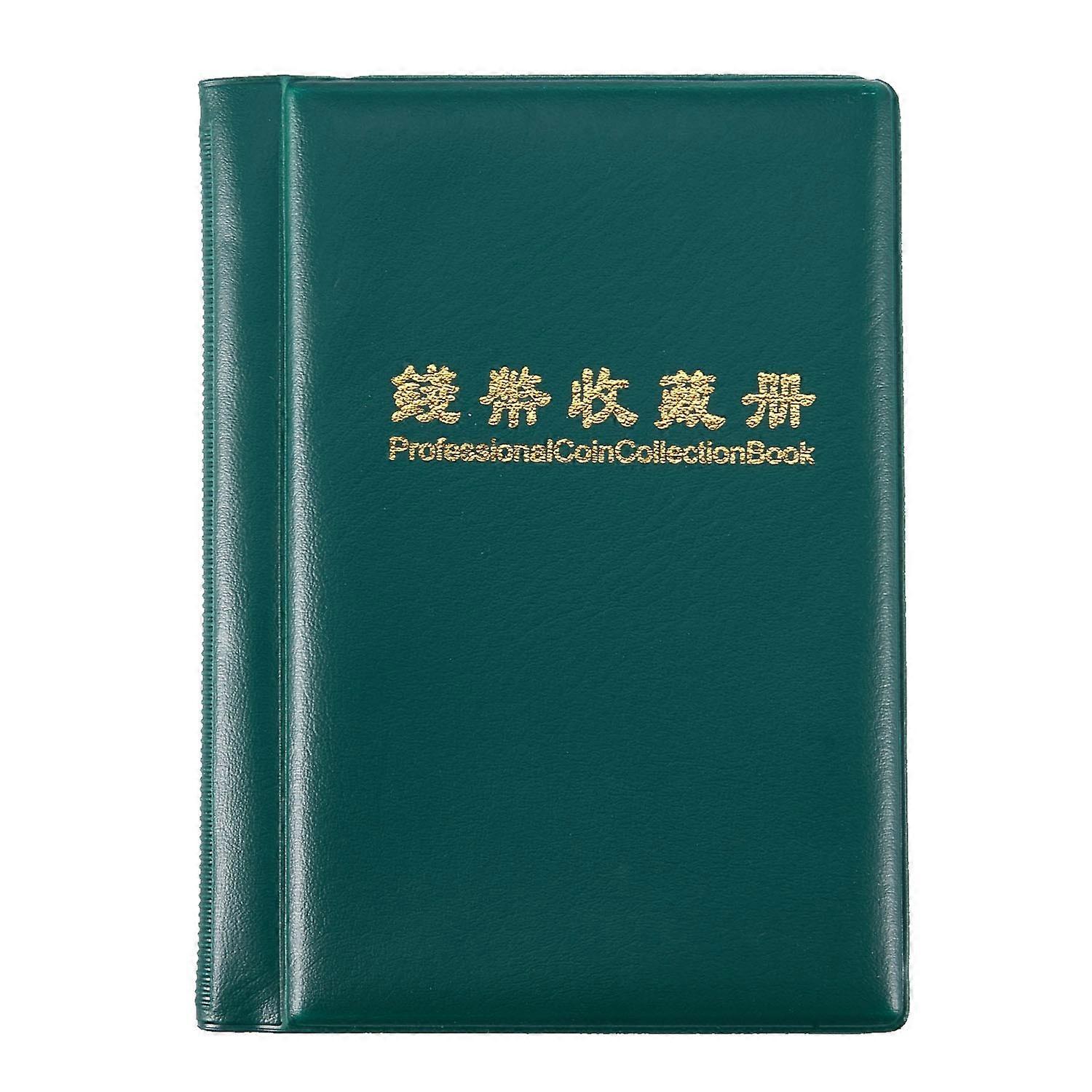 Durable Collection book for Coin Album of Pieces Portable Storage Pouch of Coins 120 pieces of Fram