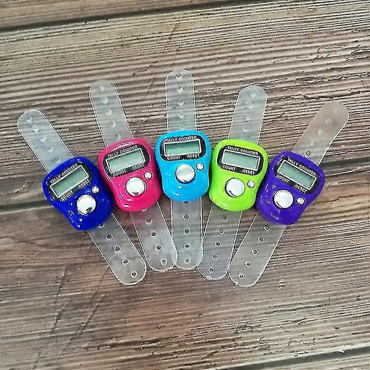 Finger Counter Clickers, 5-pack Resettable Hand Counters