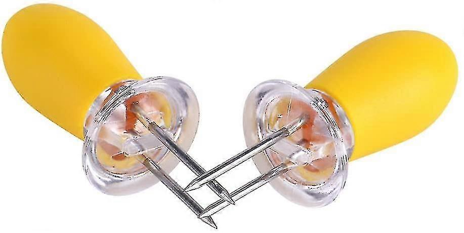 Corn Holder 8 Pcs Stainless Steel Corn On The Cob Skewers Forks Bbq