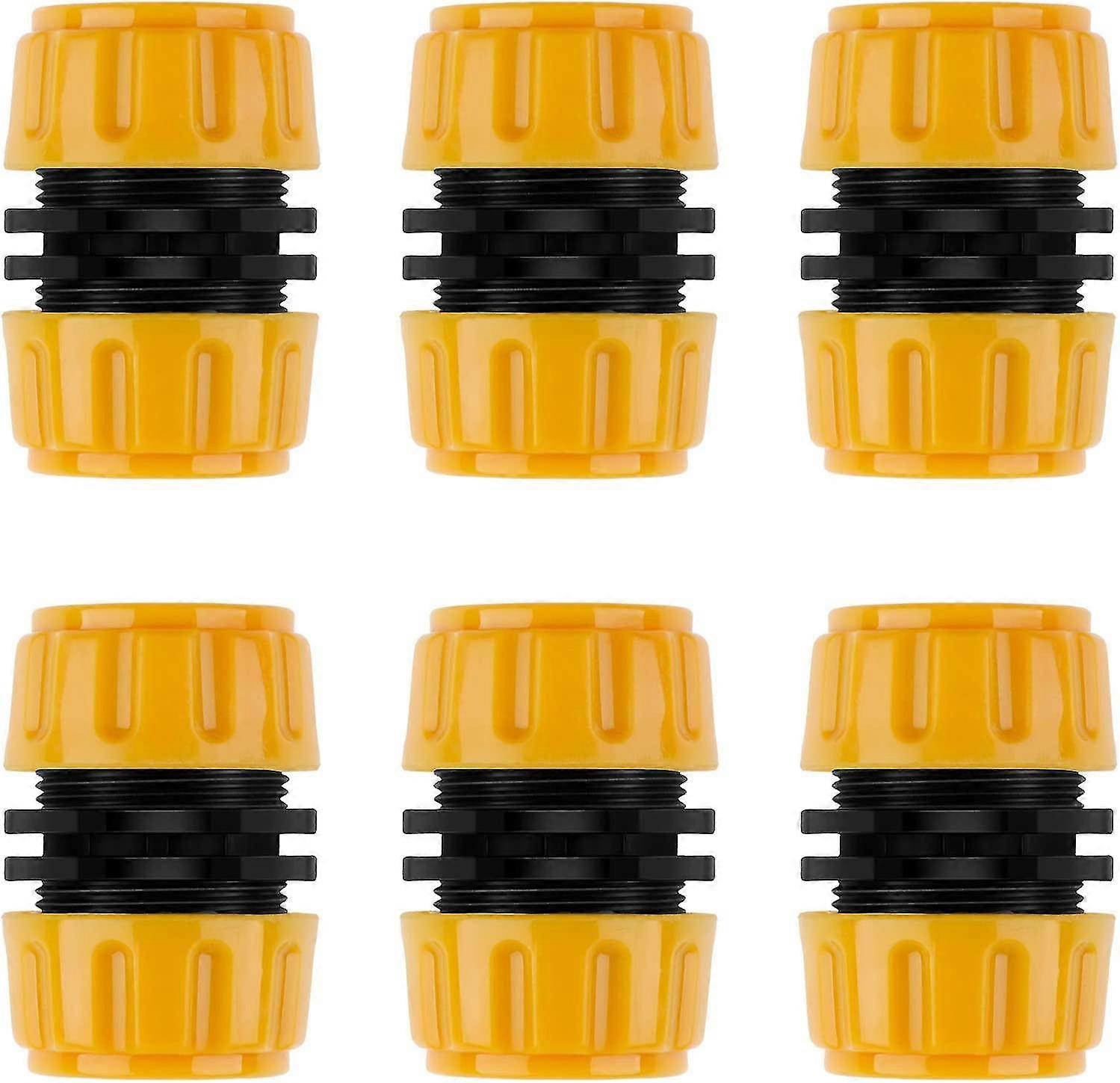6 Pack Plastic Hose Repair Connector, Iave Quick Fix Extend Connector