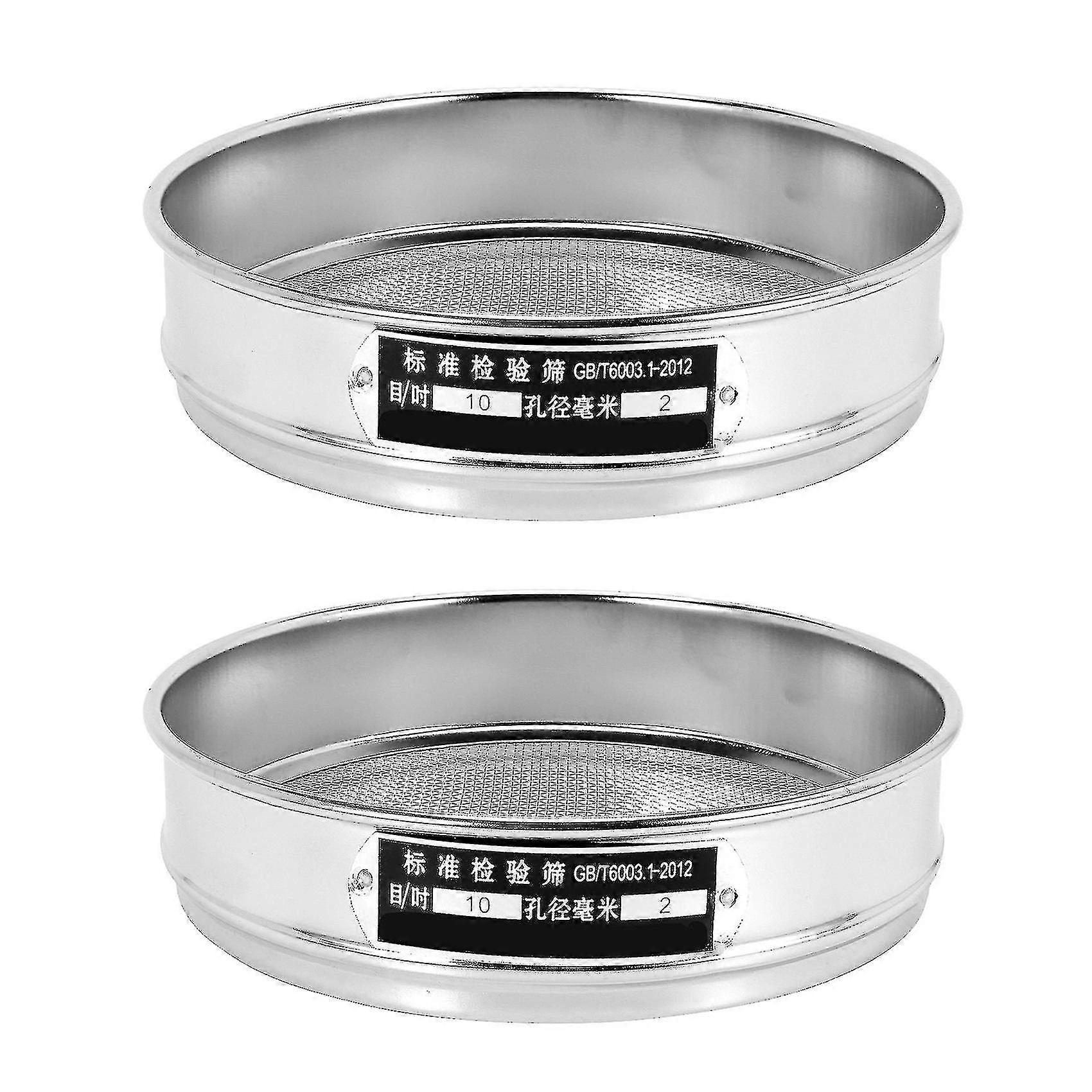 Garden Riddle Sieve Mesh Sift Seed Tray Gardening Tool-10 (2mm)