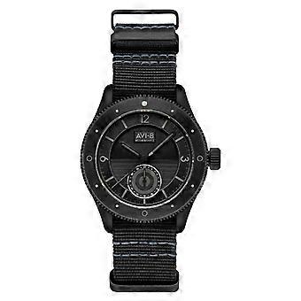 Montre Homme AVI-8 Flyboy Airmaster Secor Meca-Quartz  - AV-4112-05 Bracelet Nylon Noir