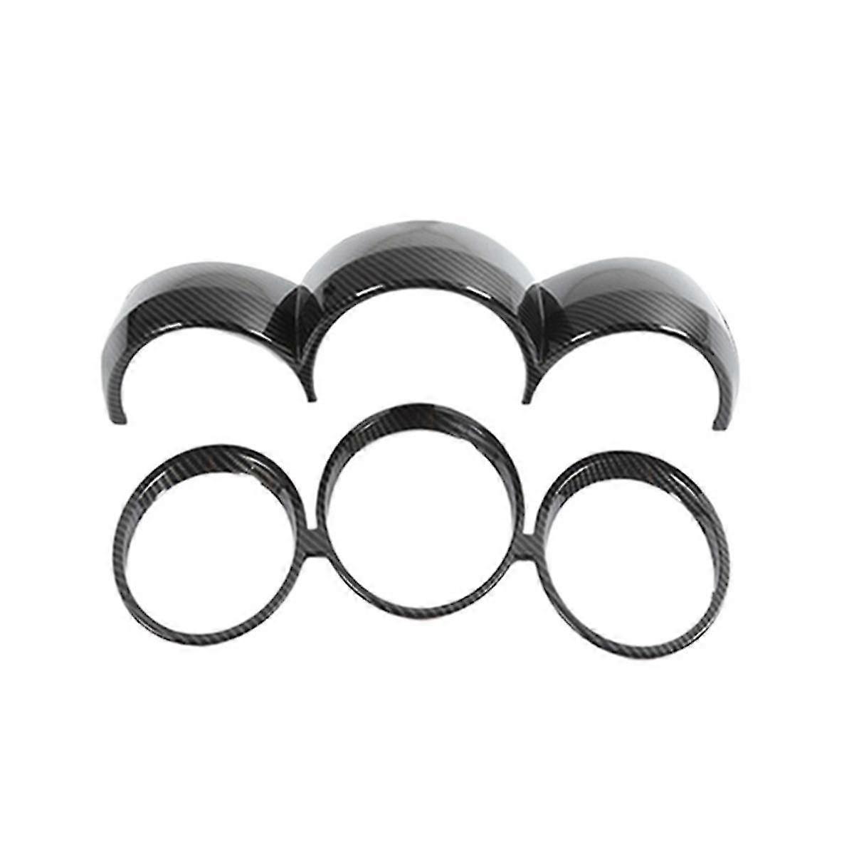 For Nitro 2007-2012 Carbon Fiber Interior Dashboard Meter Display Cover Trim