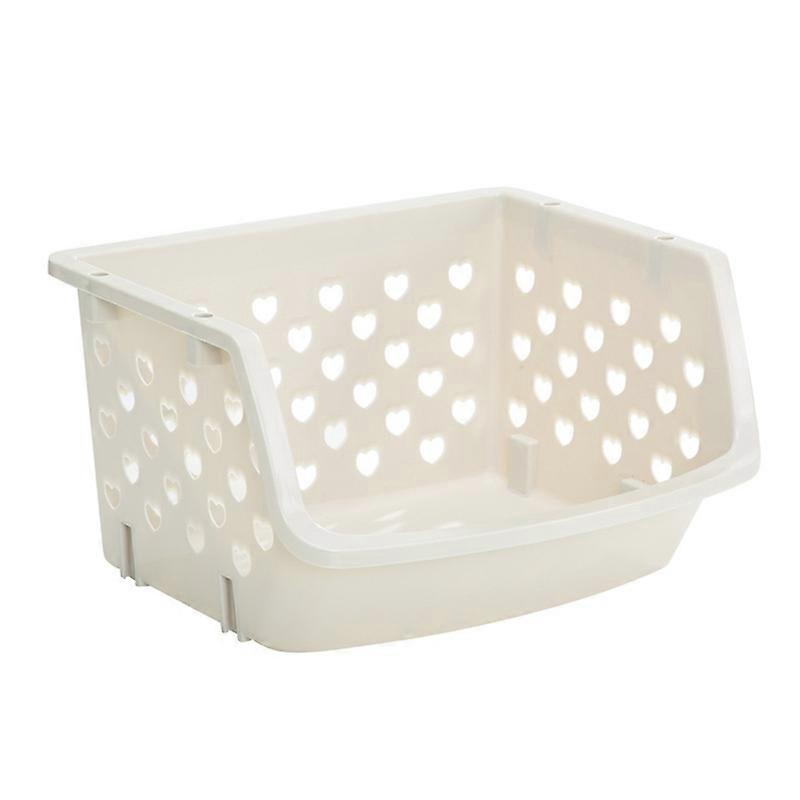 Durable Stackable Storage Basket Hollow Fruit Vegetable Organizer Kitchen Tool