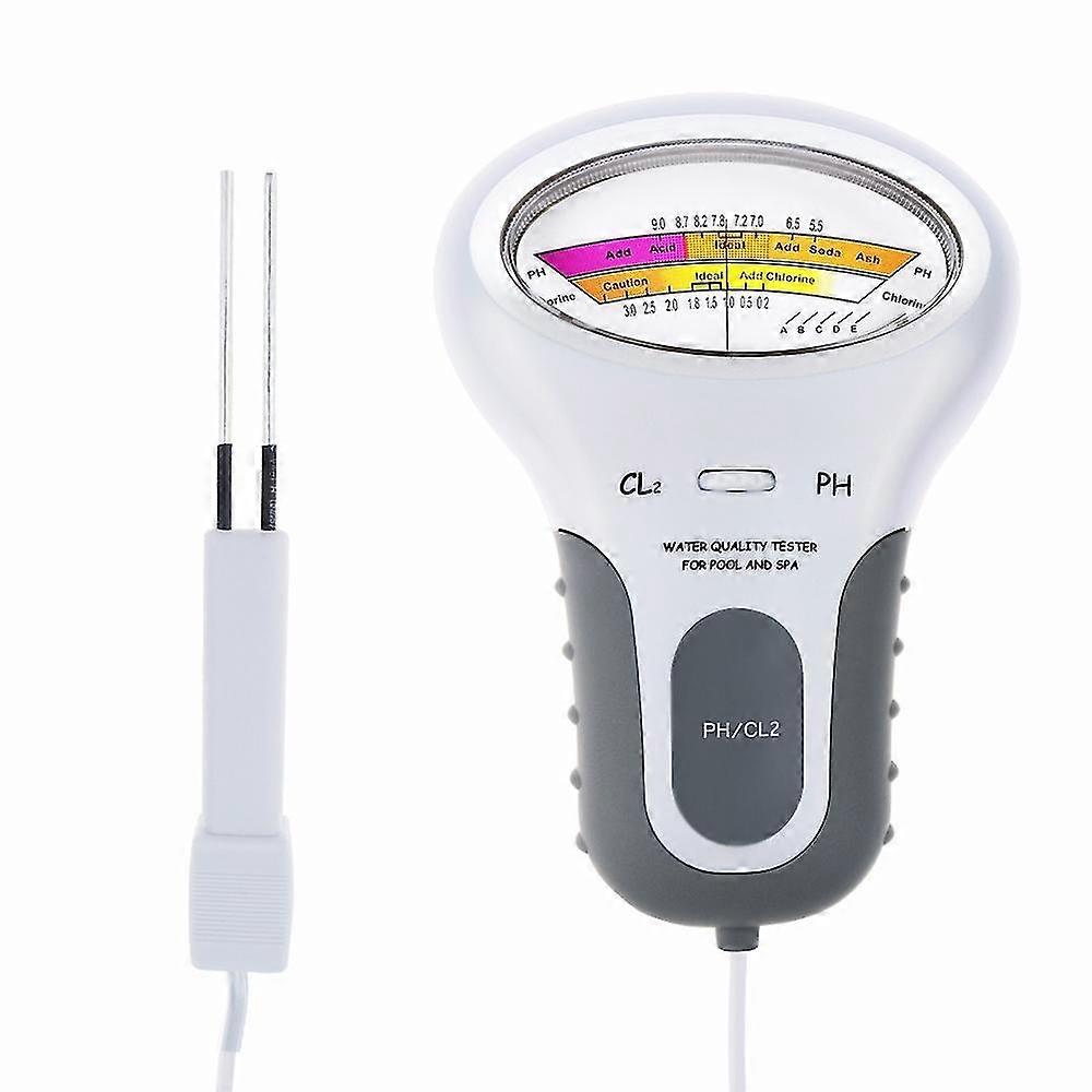 2 In 1 Ph Chlormeter Tester Pc-102 Ph Tester Chlor Wasser Qualität Testgerät Cl2 Messung für Pool Aquarium2022
