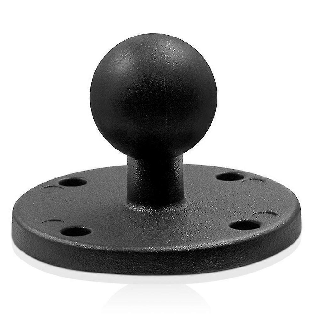 Aluminum Round Mounting Base With 1 Inch Rubber Ball Head Motorcycle Mounting Base For Phone Camera