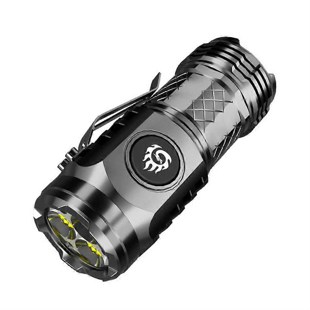 Three-Eyed Monster Super Power Mini Flashlight for Home/Camping Waterproof