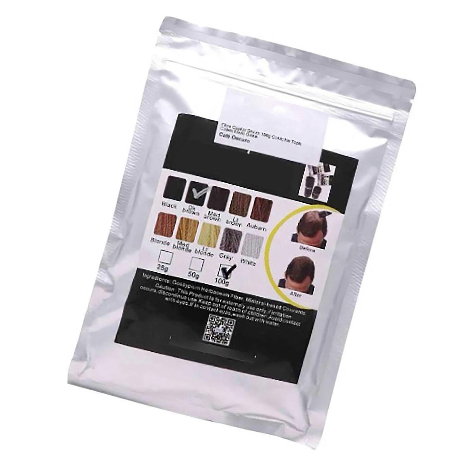 Hair Building Fibers 100g Electrostatic Adsorption Easy to Use Portable Size Hair Fiber Powder for Men Home