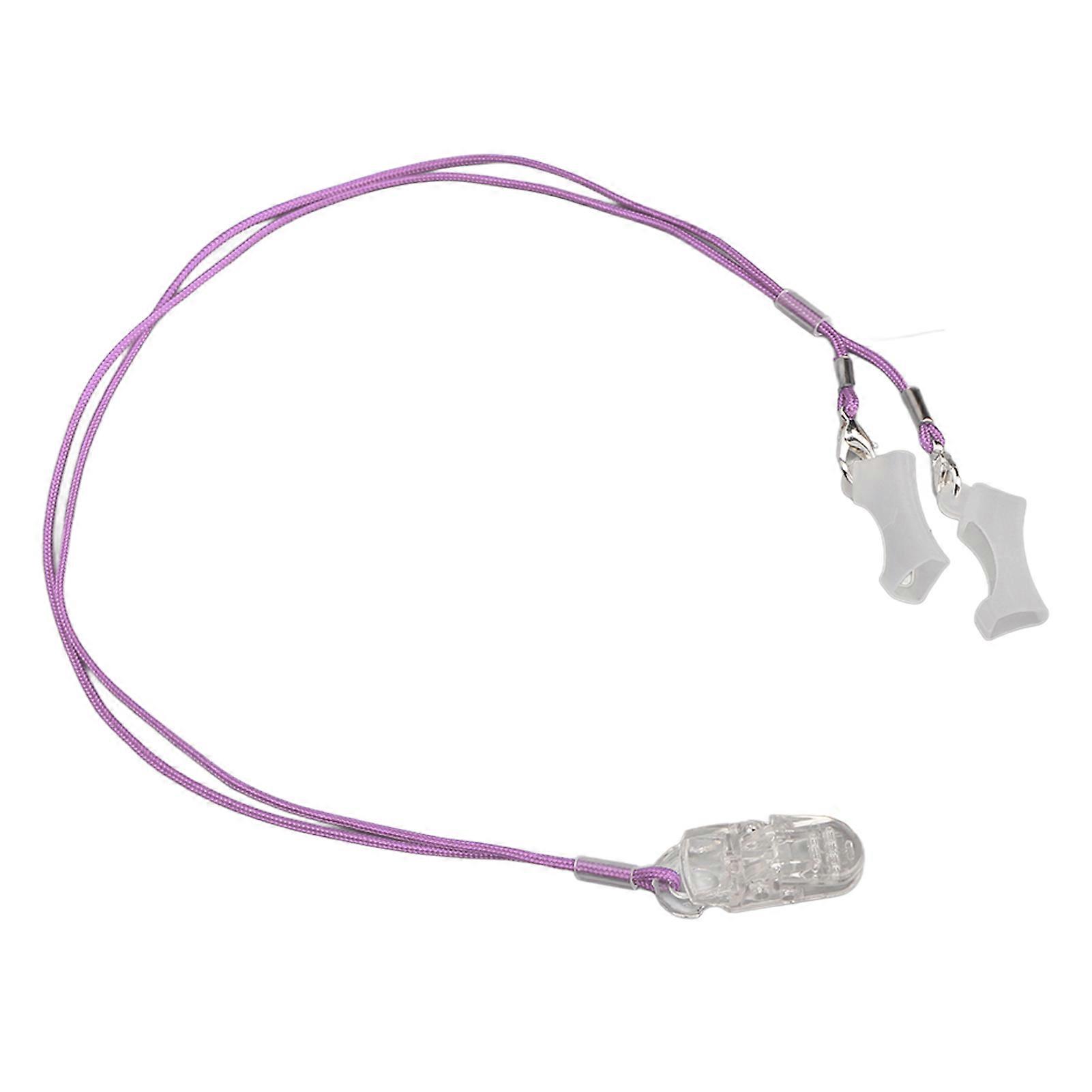 Hearing Device Clip Holder Portable Simple Fashionable Flexible Sound Amplifier Lanyard for Kid Elderly Binaural