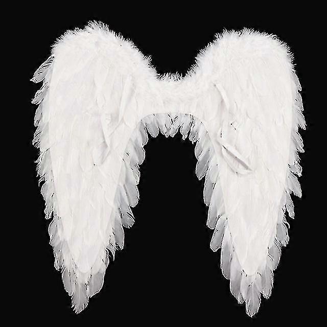 Jwl-angel Feather Wings Halloween Christmas Decoration Party Props Stage Performance Show Scene Layout Angel Wings Black Red White