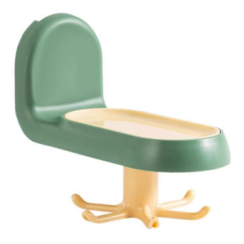 1pc Rotatable Wall Hook Punch Free Wall Hanger Kitchen Bathroom Wall Organizer