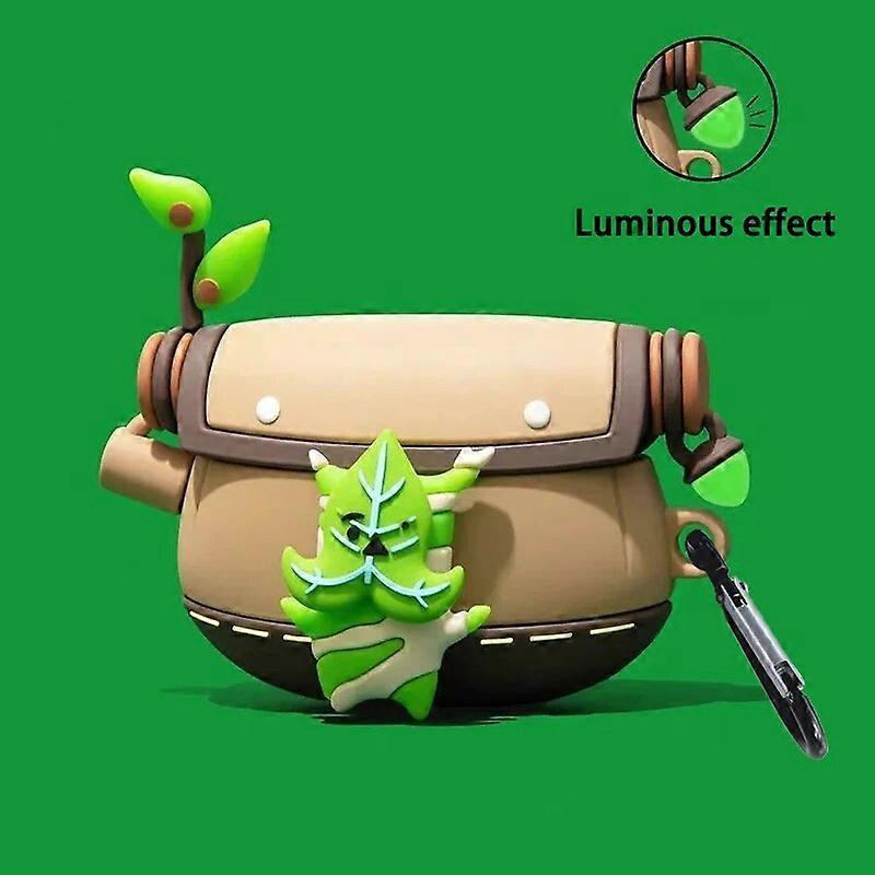 Zeldas Koroks Bluetooth Earphone Cover Noctilucent Airpods Case For 1 And2 3 Pro Apple Wireless Tears Of The Kingdom Yahaha Game