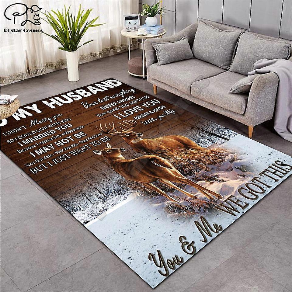 Παντρέψου τα Χριστούγεννα Dachshund Pattern Μόδα Μαλακή φανέλα 3D τυπωμένες κουβέρτες Mat Rugs αντιολισθητική μεγάλη χαλί χαλί Home Decoration 02