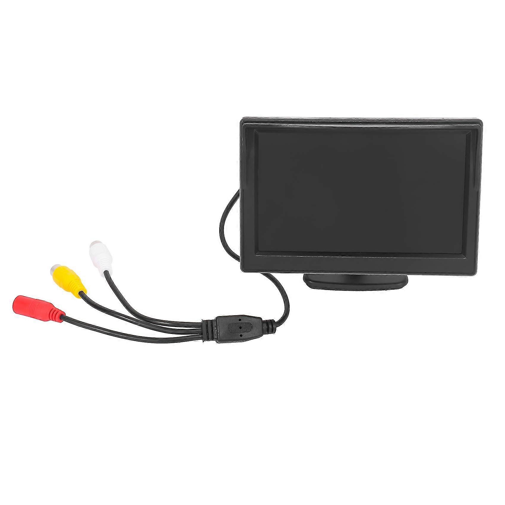 5 Inch 800X480 TFT LCD HD Screen Monitor with 2 Pcs Mounting Bracket for Car Backup Camera/Rear Vie