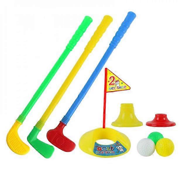 子供 屋外スポーツ玩具 プロの子供 子供 屋外スポーツゲーム おもちゃ 多色プラスチックミニゴルフクラブセット